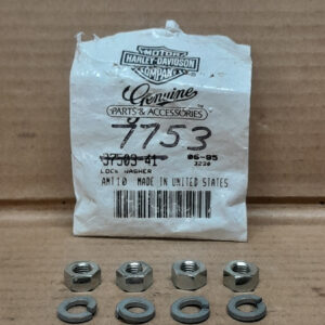 NOS ORIGINAL HARLEY MISC HARDWARE #7753 NUTS/WASHERS, KNUCKLEHEAD