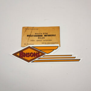 ORIGINAL HARLEY ‘1940’s SOUTHSIDE H-D’ (CHICAGO) BUSINESS CARD-KNUCKLEHEAD