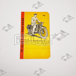 ORIGINAL HARLEY 1948 HUMMER 125 CLUB PLAN PASS BOOK