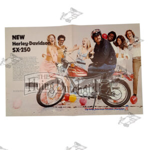 Vintage Original 1975 Harley-Davidson “SX-250” Poster