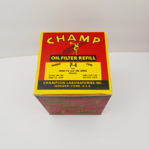 Vintage Champion Oil Filter Refill Filter P-4