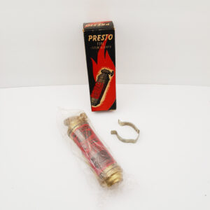 NOS ORIGINAL HARLEY “PERIOD ACCY PRESTO” FIRE EXTINGUISHER -KNUCKLEHEAD, PANHEAD