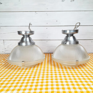 Original 1930s Art Deco Halophane Lights