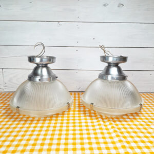 Original 1930s Art Deco Halophane Lights