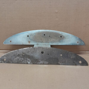 ORIGINAL HARLEY MISC PERIOD ACCY. SADDLE BAG PLATES, KNUCKLEHEAD, PANHEAD