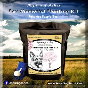 Soil Cremation Mix for Pet Ashes: Large Pet Memorial Kit