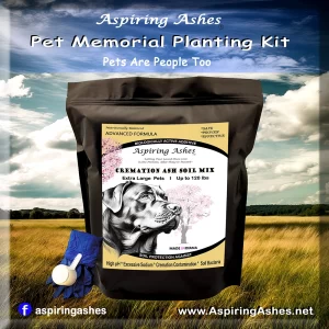 Soil Cremation Mixture for Pet Ashes: Extra Large Pet Kit