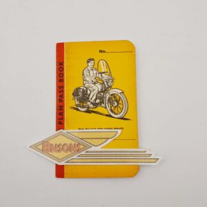 ORIGINAL HARLEY 1950 HUMMER TELE-GLIDE CLUB PASS BOOK – KNUCKLEHEAD