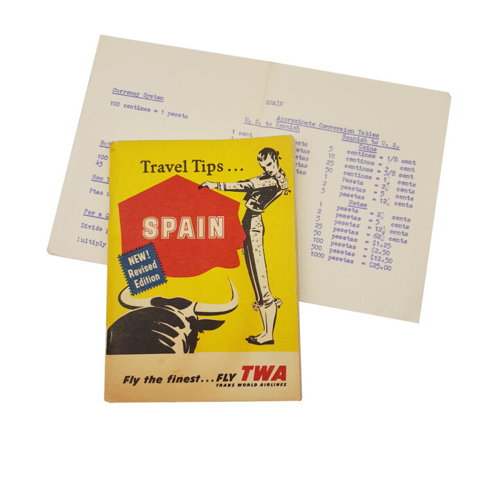 Vintage 1958 TWA Booklet Travel Tips SPAIN - Image 6