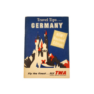 Vintage 1958 TWA Booklet Travel Tips GERMANY