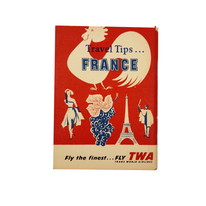 Vintage 1958 TWA Booklet Travel Tips FRANCE - Image 6