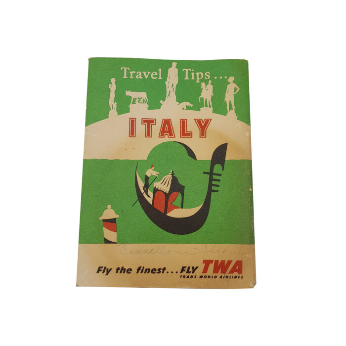 Vintage 1958 TWA Travel Brochure Tips ITALY - Image 9