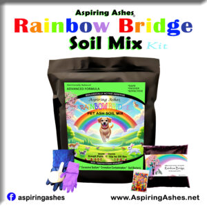 Rainbow Bridge Soil Mix Kit : Pet Memorial Kit – SMALL