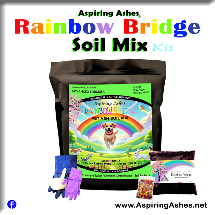 Soil Cremation Mixture | Cremation Soil Mixture | Cremation Soil Mix \ Soil Cremation Mix | Pet Memorial Planting Kit | Rainbow Bridge Soil