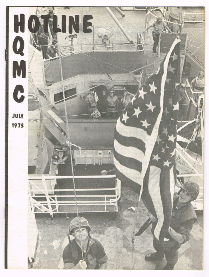 Vintage USMC Hotline HQMC (JULY 1975)