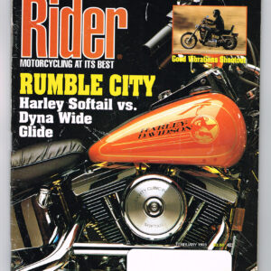 VINTAGE RIDER MAGAZINE FEB 1993 Bike Pictures, Articles, Harley-KNUCKLEHEAD