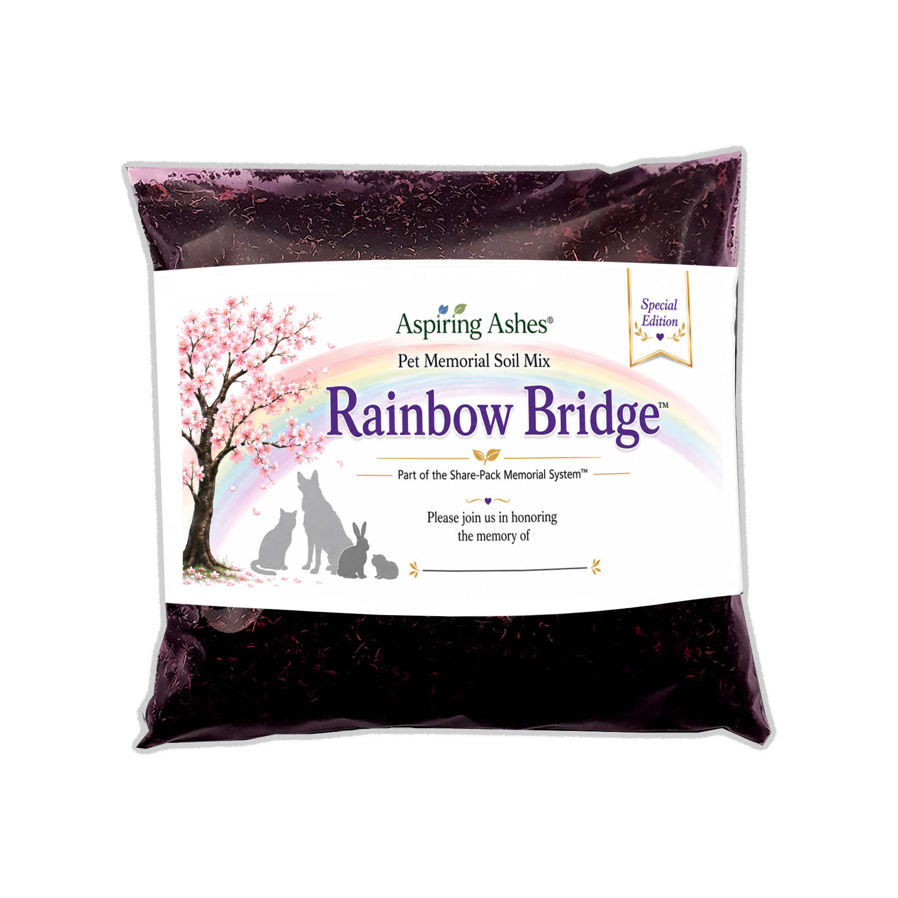 Rainbow Bridge Soil Mix Kit : Pet Memorial Kit - EXTRA LARGE - Image 5