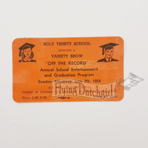 1964 Holy Trinity School East Chicago, IN ” Variety Show” Ticket