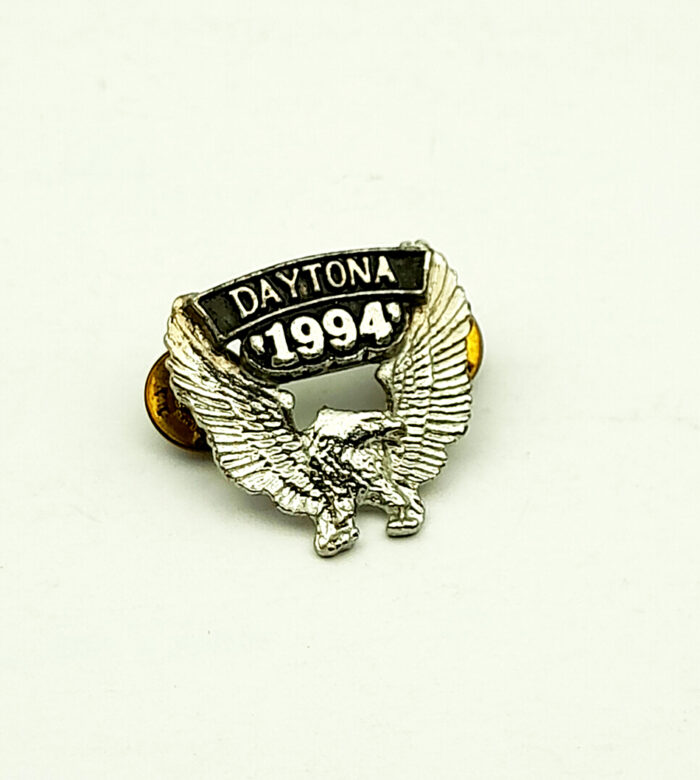 Authentic Vintage 1994 Daytona Rally Vest Pin, Harley-Davidson