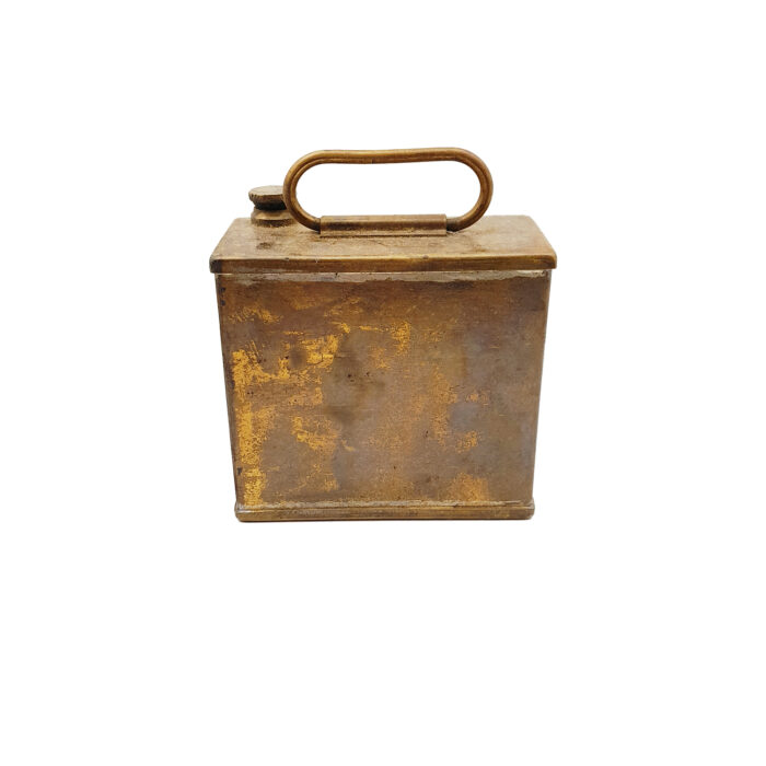 WWII era Chinese Military Brass Oil Can - Image 4