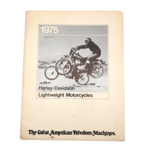 1975 Harley-Davidson Factory Lightweight Motorcycle Dealer Sales Folder