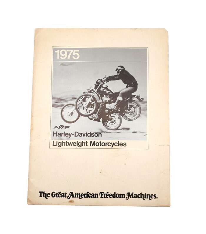 1975 Harley-Davidson Factory Lightweight Motorcycle Dealer Sales Folder