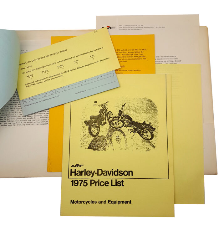 1975 Harley-Davidson Factory Lightweight Motorcycle Dealer Sales Folder - Image 6