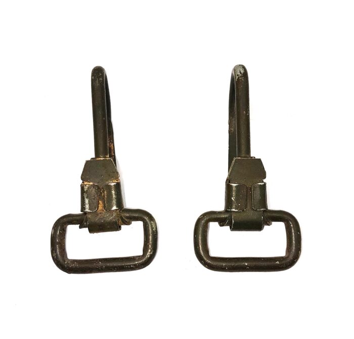 Vintage USMC Vietnam Era Sling Snap Hooks (2) - Image 4