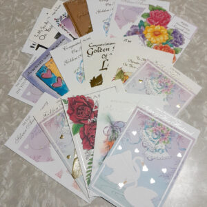 Anniversary and Wedding Greeting Cards: New, Lot of 18