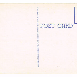 Vintage 1940’s “Steamer” Mackinac Island, Mich. Linen Postcard