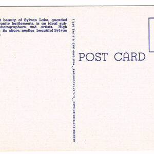 Vintage 1940’s “Sylvan Lake” Custer State Park, S.D. Linen Postcard