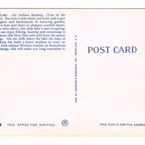 Vintage 1940’s “Sylan Lake” Black Hills, S.D. Linen Postcard