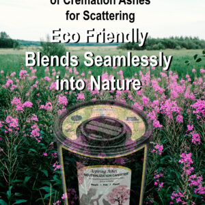 Neutralization Canister: Cremation Ash Neutralizing Kit for Scattering (4 cups)