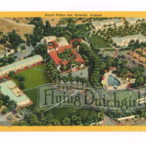 Vintage 1940’s “Royal Palms Inn” Phoenix, Arizona. Linen Postcard
