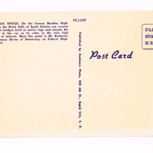 Vintage 1940’s “Ocotillo Cactus” Southwest. Linen Postcard