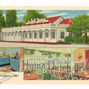 Vintage 1940’s “The Doll House” Salt Lake City, Utah. Linen Postcard