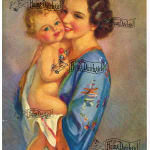 1940s Vintage Salesman Sampler Lithographic Calendar Print “Light of My”…