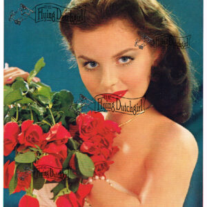 1940s Vintage Salesman Sampler Lithographic Calendar Print “Message of Love”