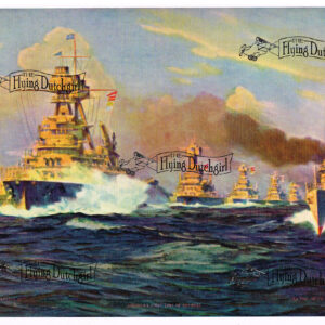 1940s Vintage Salesman Sampler Lithographic Calendar Print “America’s First “…