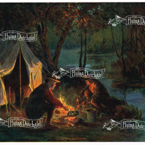 1900s Vintage Salesman Sampler Lithographic Calendar Print “Land of Sky..”