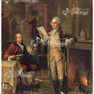 1900s Vintage Salesman Sampler Lithographic Calendar Print Fireside Washington