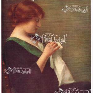 1900s Vintage Salesman Sampler Lithographic Calendar Print by H. Bucker