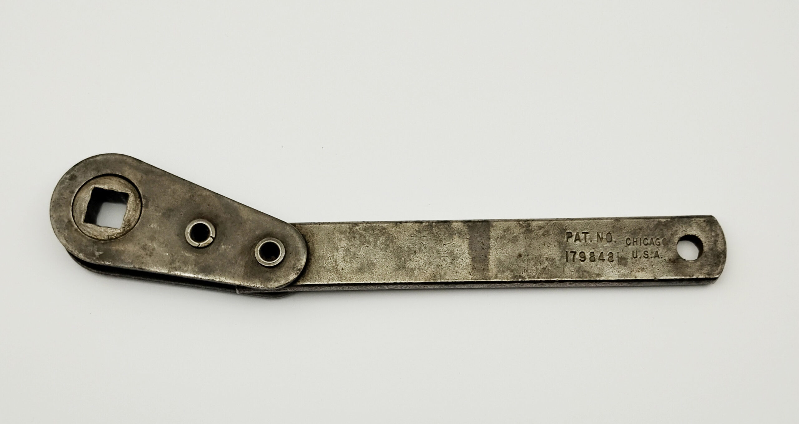 Vintage Duro Metal Products 1/2" Drive Ratchet – Chicago USA – Pat 1798481 - Image 3